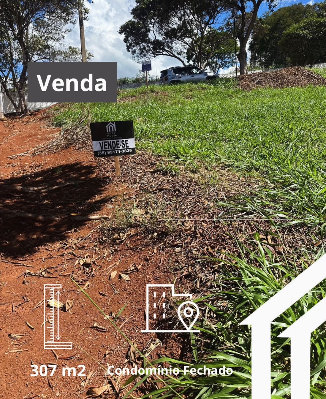 Terreno no Condomínio Vila Bella em São Lourenço
